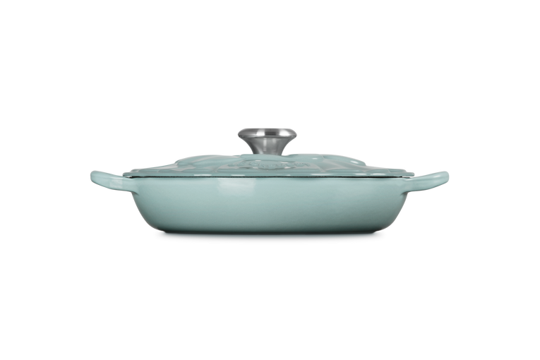 Cast Iron Petal Shallow Casserole